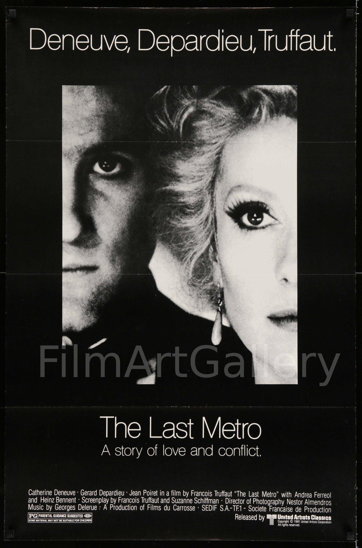 The Last Metro (Le Dernier Metro) Original Vintage Movie Poster