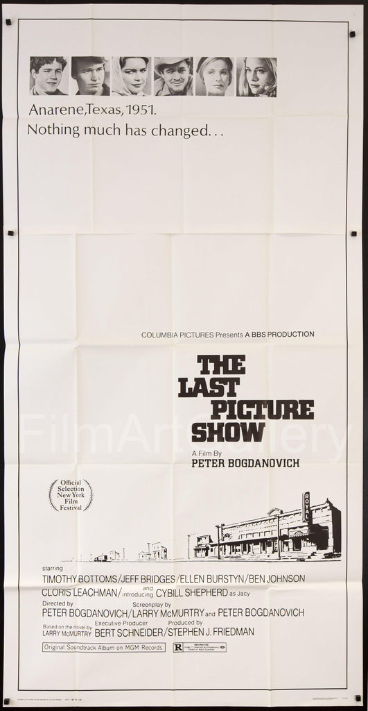 The Last Picture Show Original Vintage Movie Poster