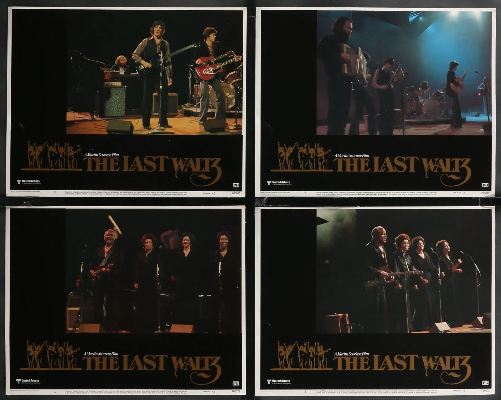 The Last Waltz Original Vintage Movie Poster