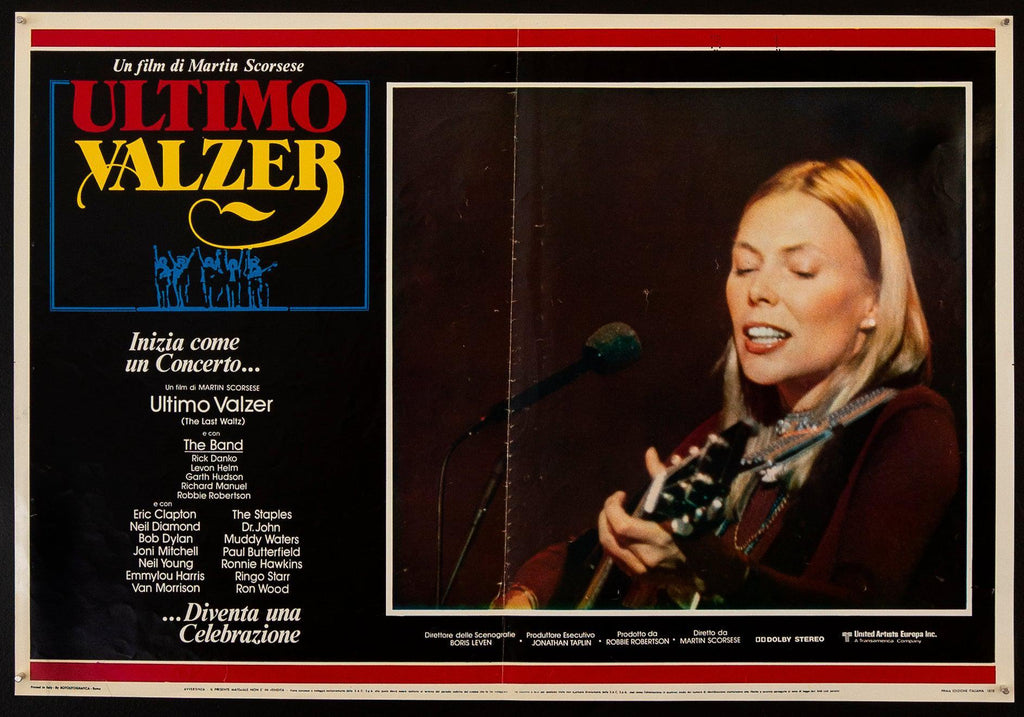 The Last Waltz Original Vintage Movie Poster