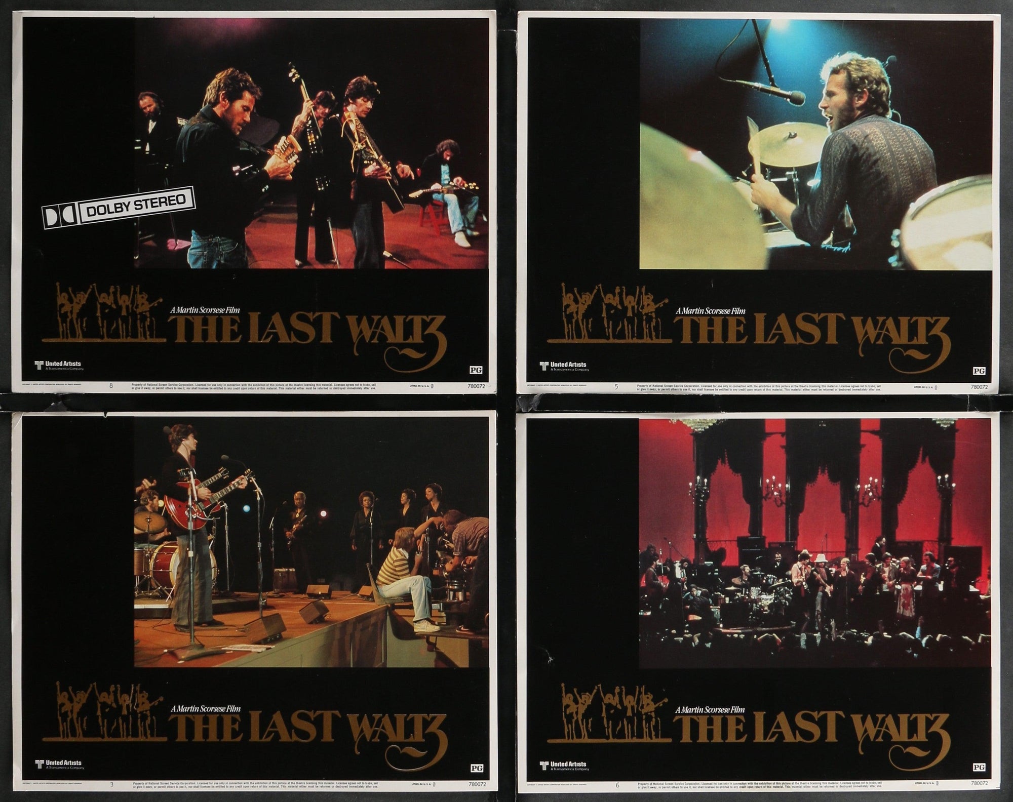 The Last Waltz Original Vintage Movie Poster