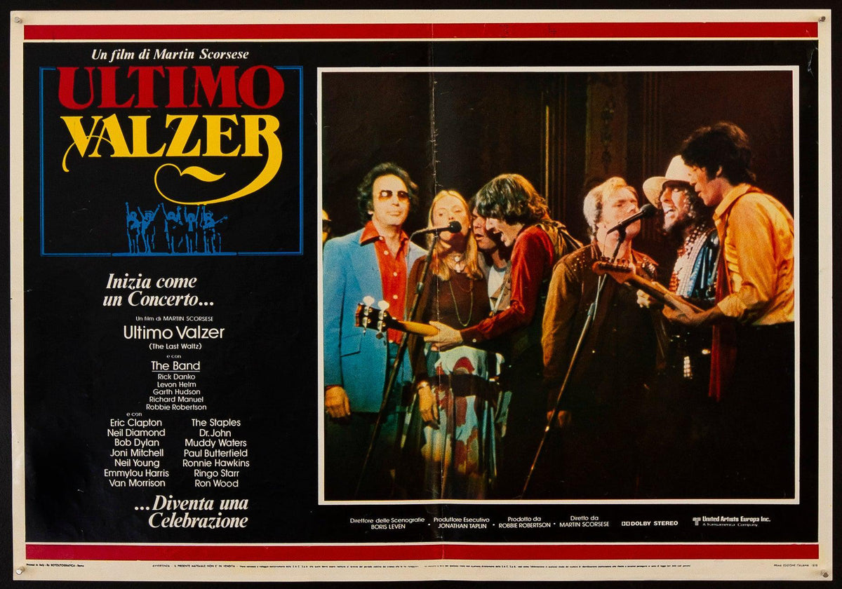 The Last Waltz Original Vintage Movie Poster