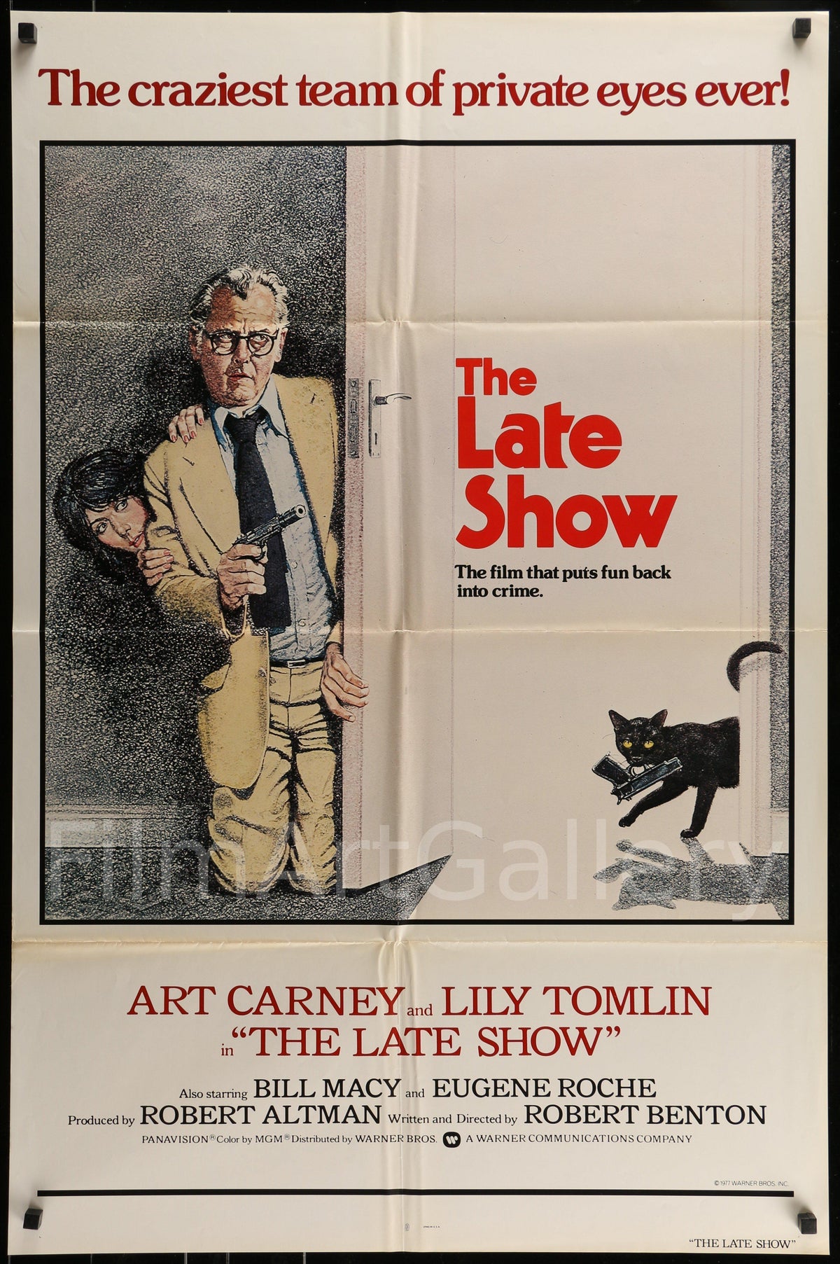 The Late Show 1 Sheet (27x41) Original Vintage Movie Poster
