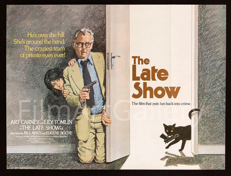 The Late Show British Quad (30x40) Original Vintage Movie Poster