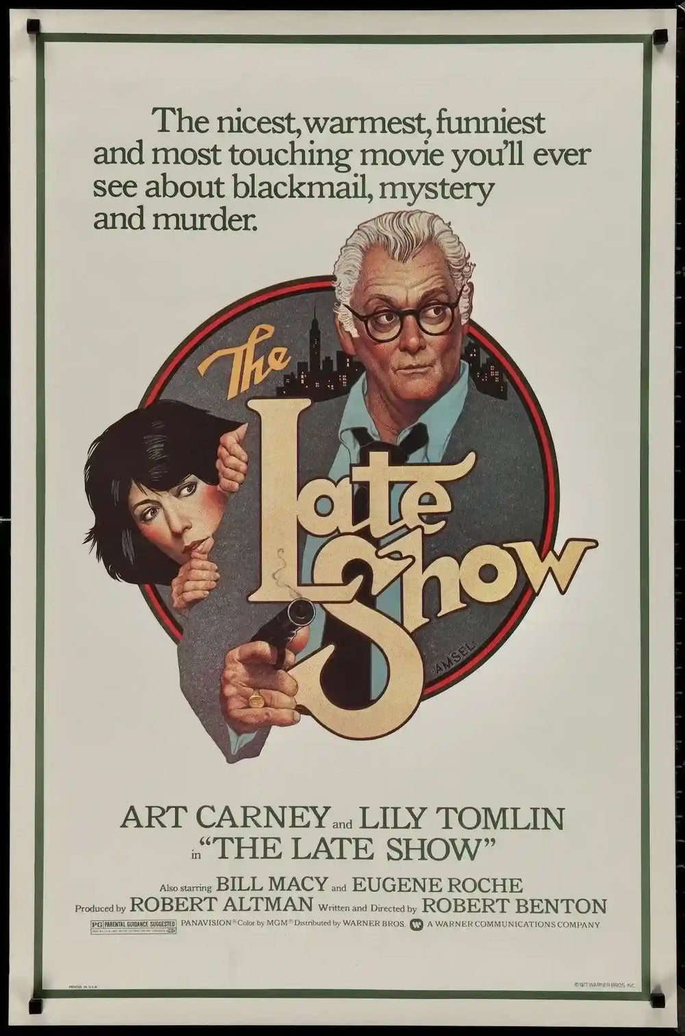 The Late Show Original Vintage Movie Poster