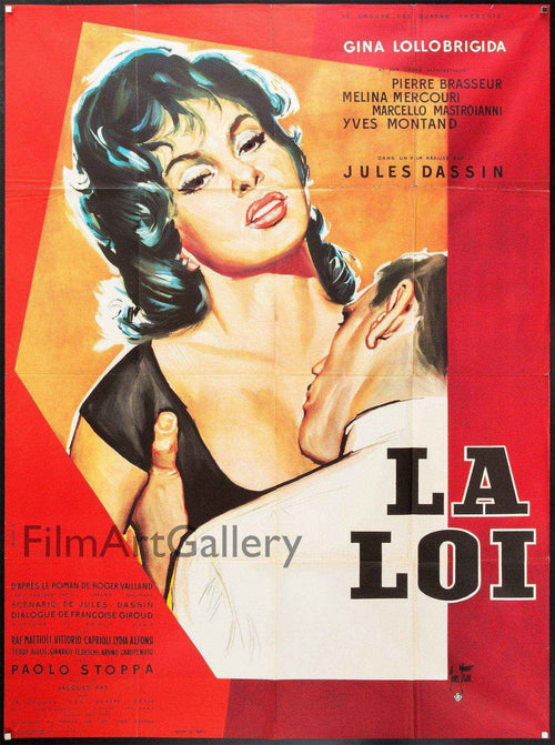 The Law (La Loi) Original Vintage Movie Poster