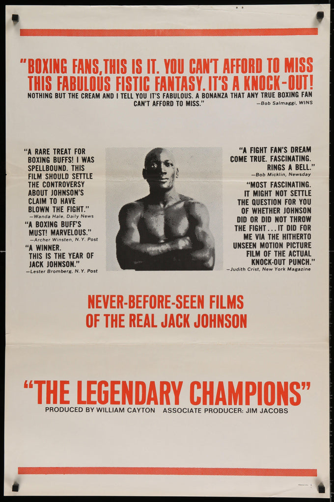 The Legendary Champions Original Vintage Movie Poster