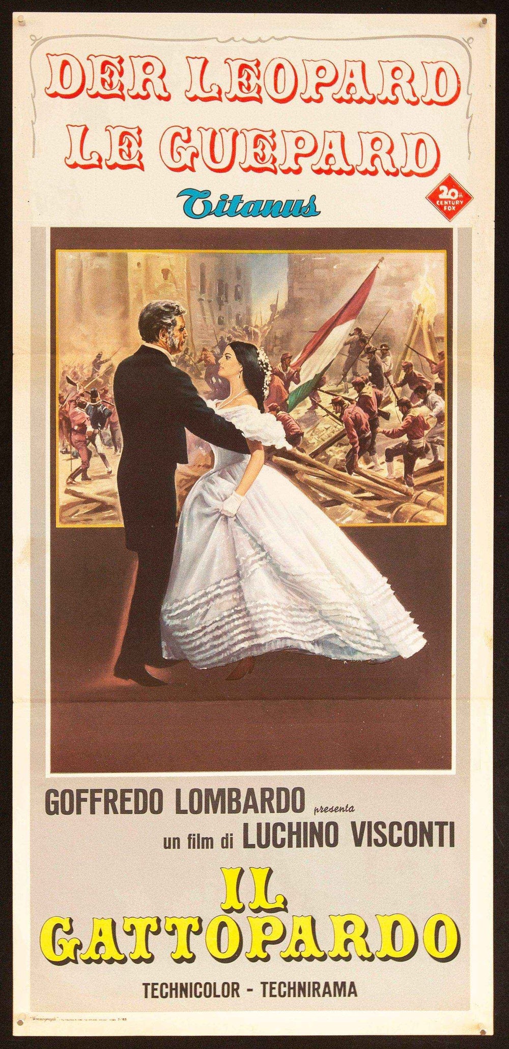 The Leopard (Il Gattopardo) Original Vintage Movie Poster