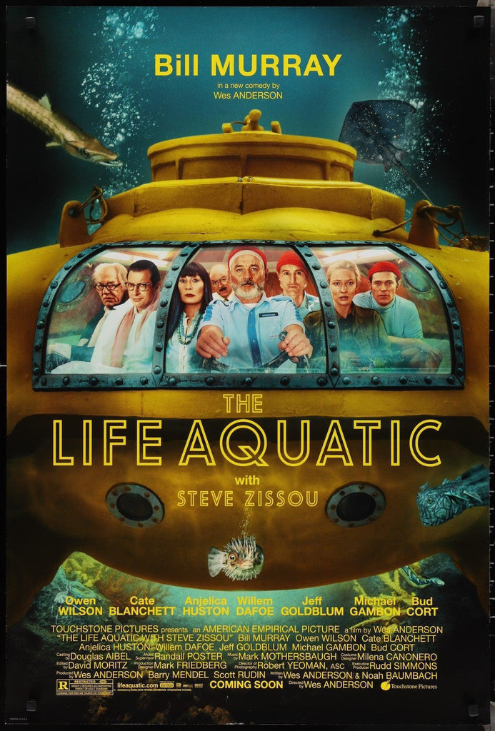 The Life Aquatic with Steve Zissou 1 Sheet (27x41) Original Vintage Movie Poster