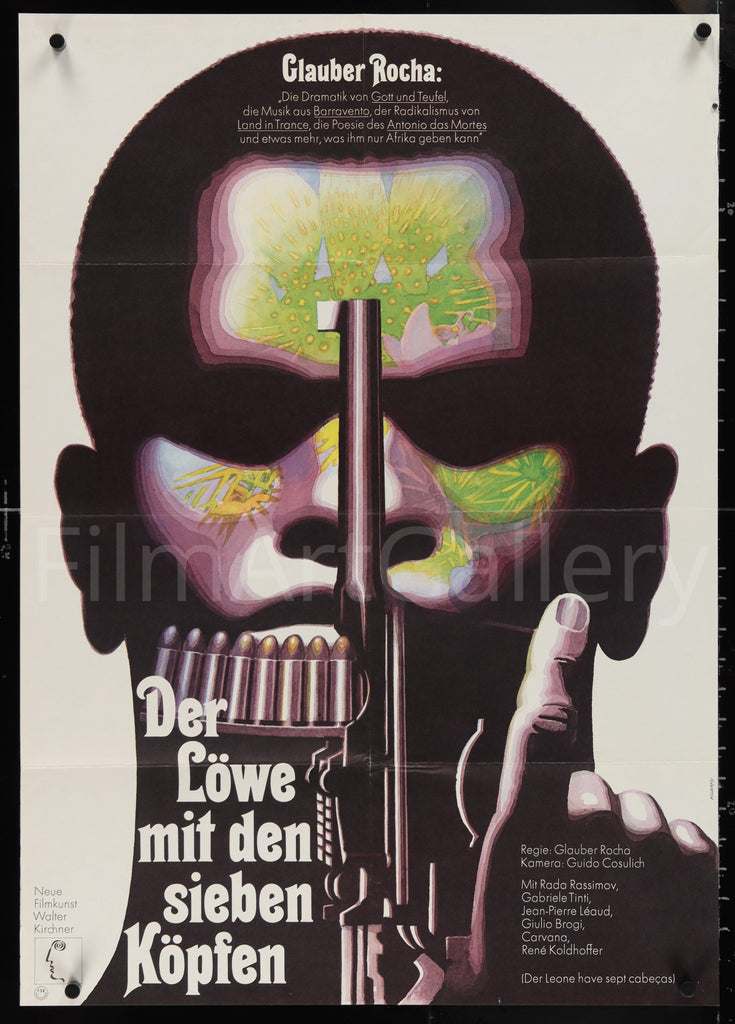 The Lion Has Seven Heads German A1 (23x33) Original Vintage Movie Poster