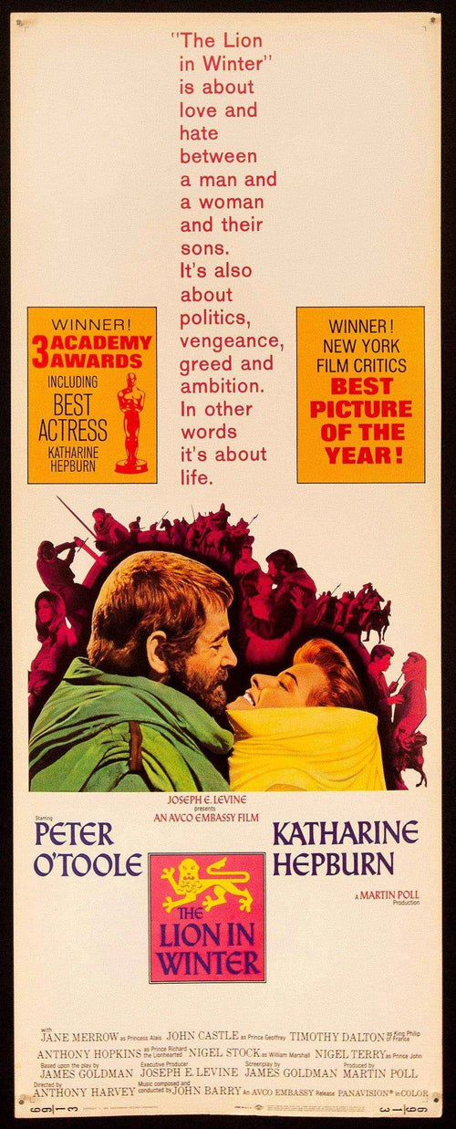 The Lion in Winter Original Vintage Movie Poster