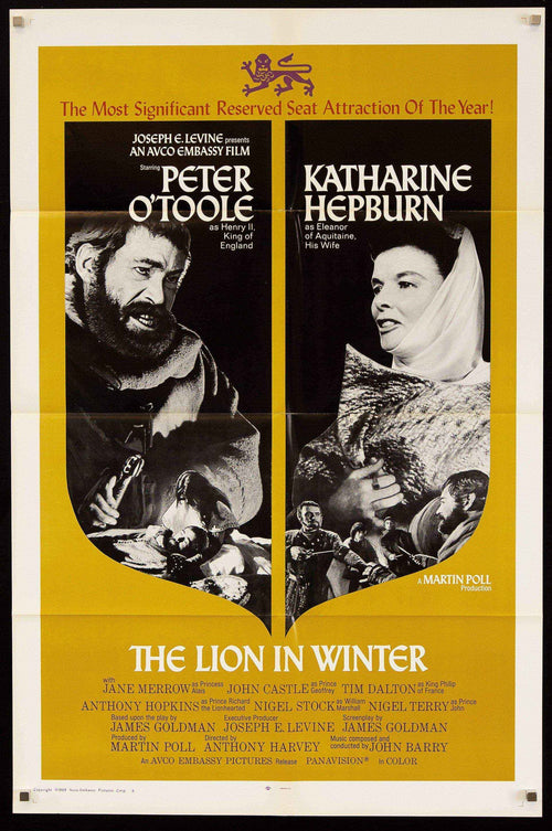 The Lion in Winter Original Vintage Movie Poster
