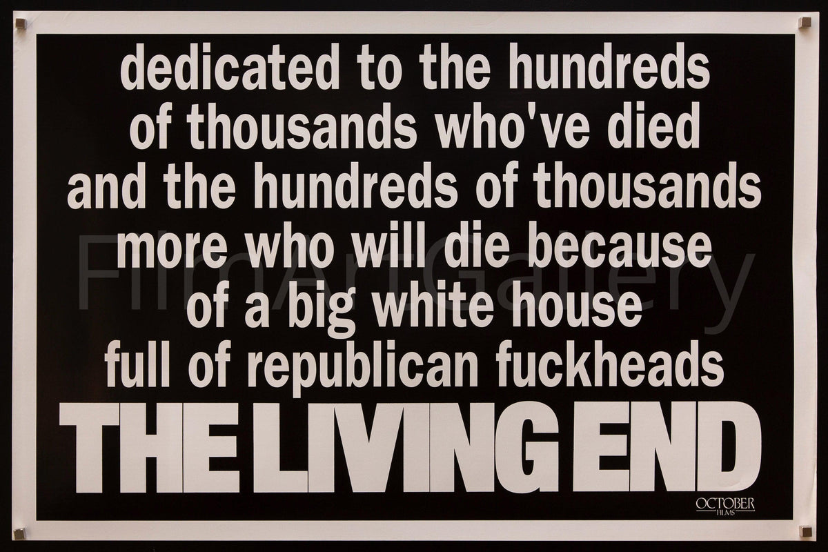The Living End Original Vintage Movie Poster