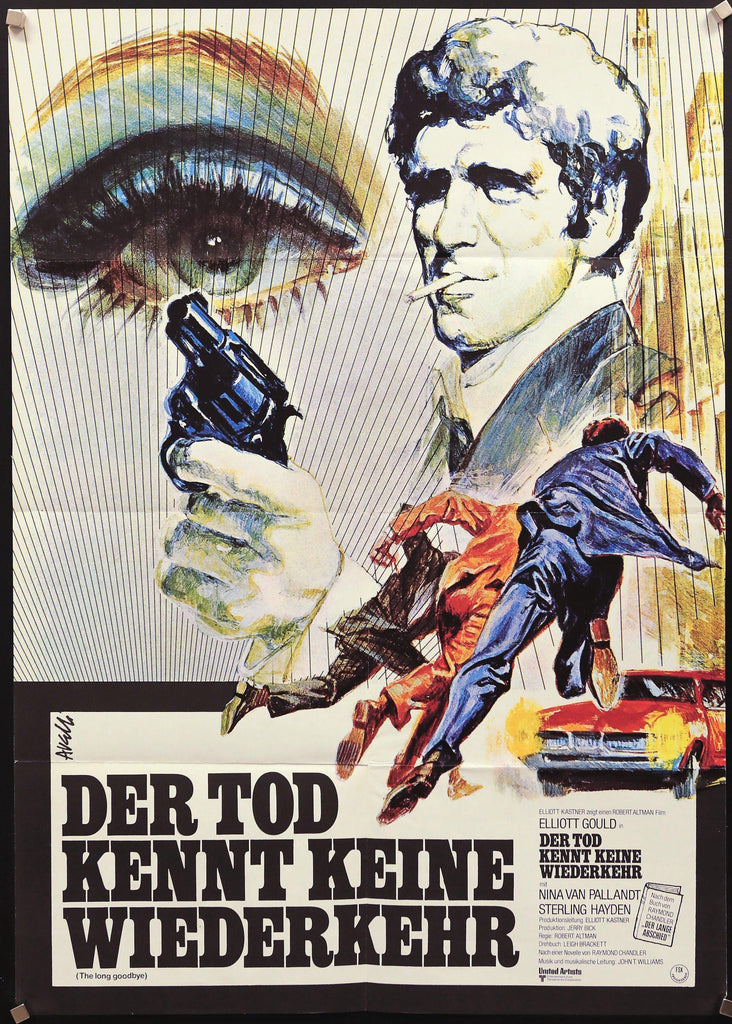 The Long Goodbye German A1 (23x33) Original Vintage Movie Poster