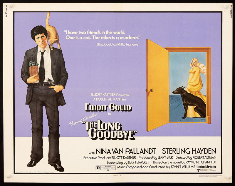 The Long Goodbye Half Sheet (22x28) Original Vintage Movie Poster
