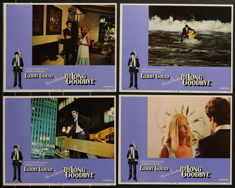 The Long Goodbye Lobby Card Set (8-11x14) Original Vintage Movie Poster