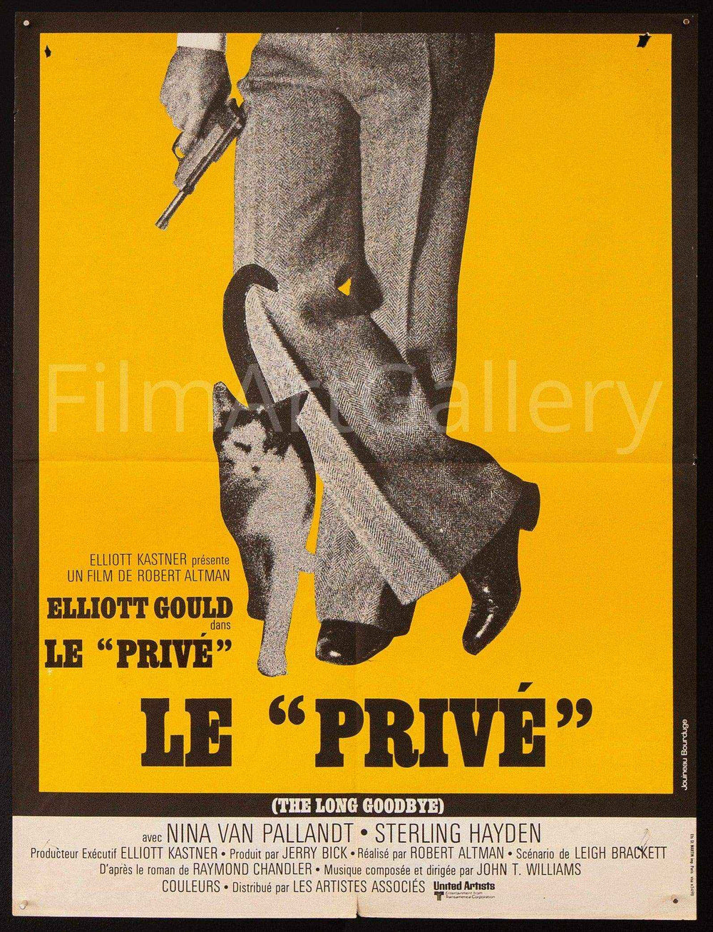 The Long Goodbye Original Vintage Movie Poster