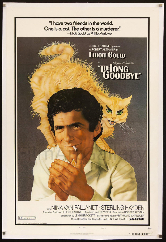 The Long Goodbye Original Vintage Movie Poster