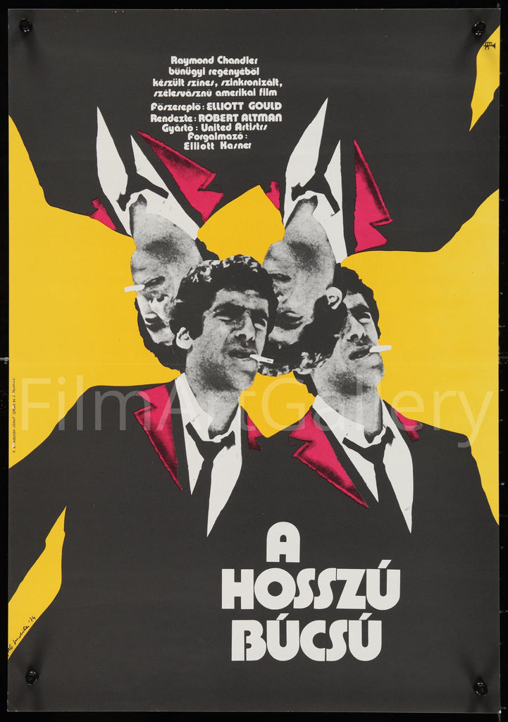 The Long Goodbye Original Vintage Movie Poster