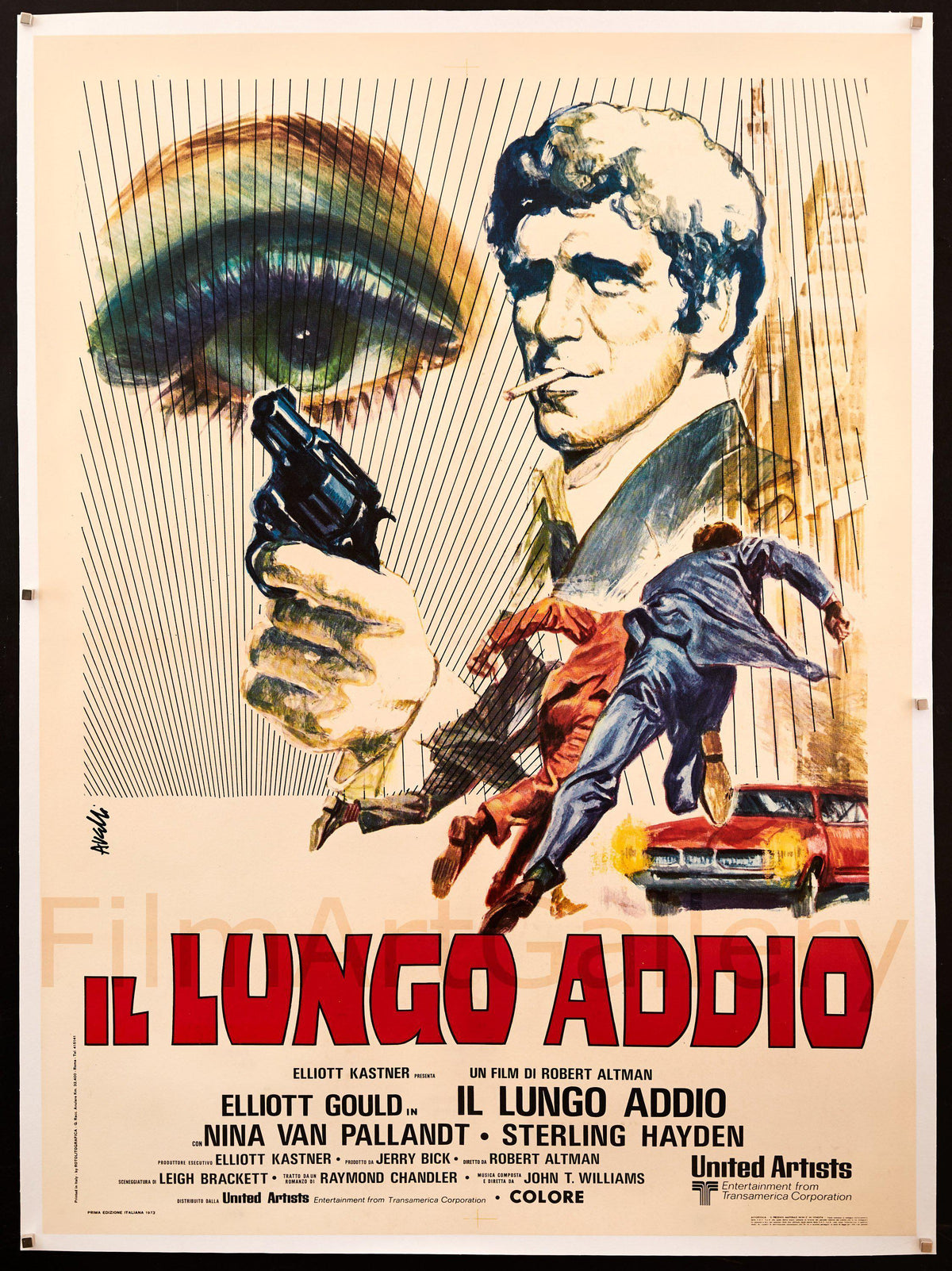The Long Goodbye Original Vintage Movie Poster