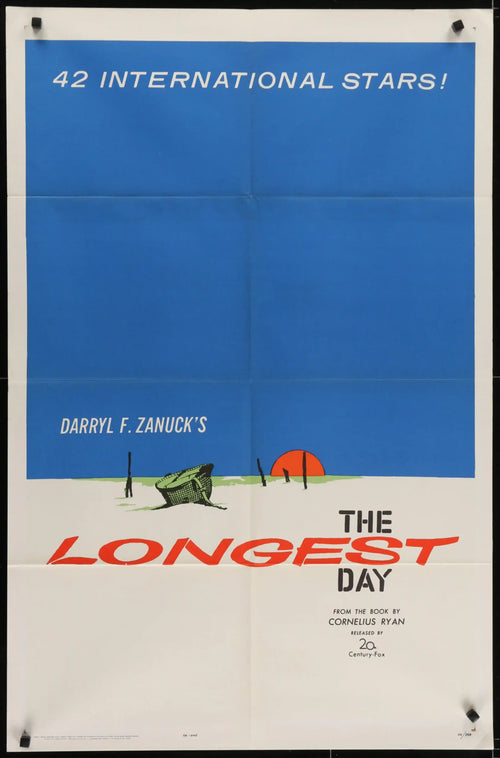 The Longest Day Original Vintage Movie Poster