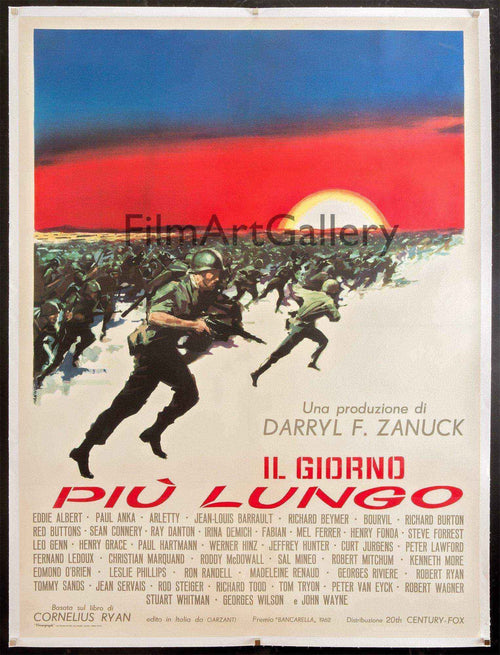 The Longest Day Original Vintage Movie Poster