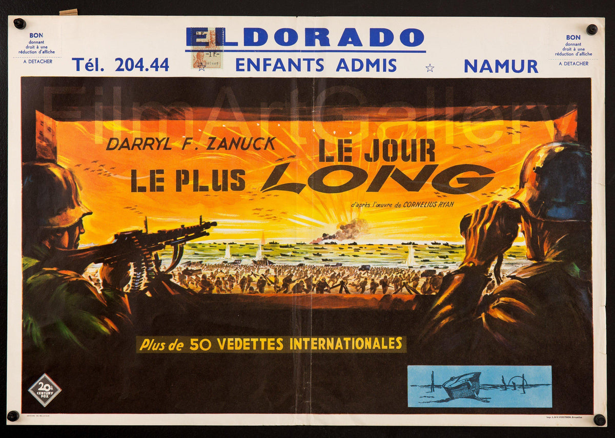 The Longest Day Original Vintage Movie Poster