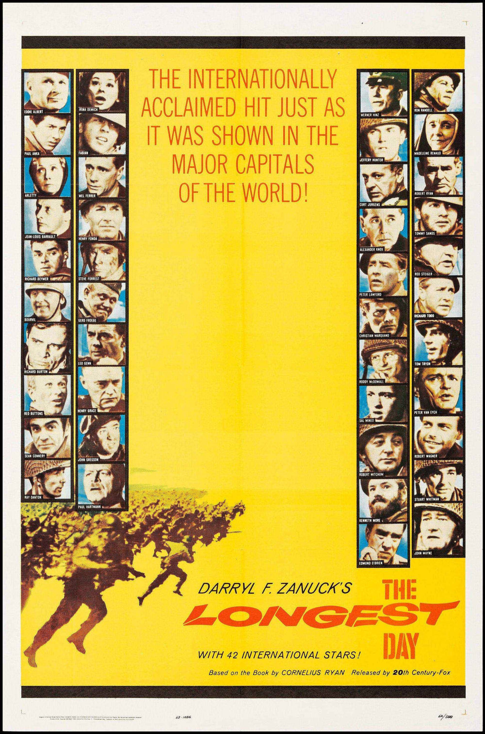 The Longest Day Original Vintage Movie Poster