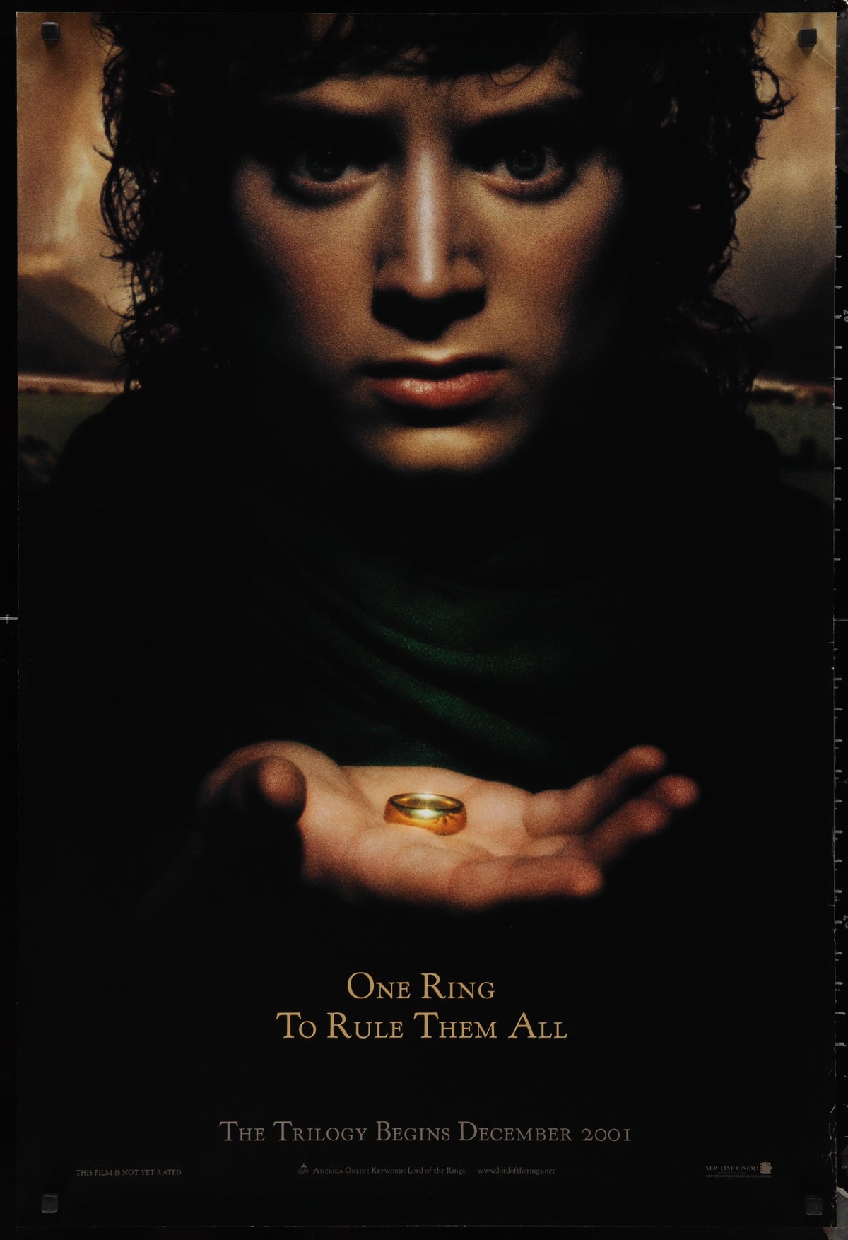 The Lord of the Rings: The Fellowship of the Ring 1 Sheet (27x41) Original Vintage Movie Poster