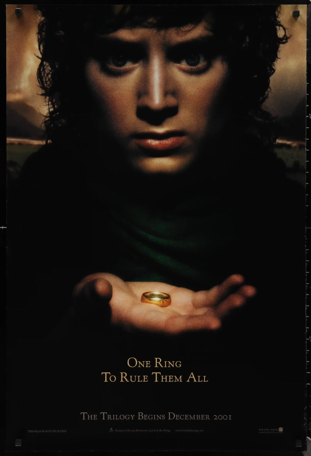The Lord of the Rings: The Fellowship of the Ring Original Vintage Movie Poster