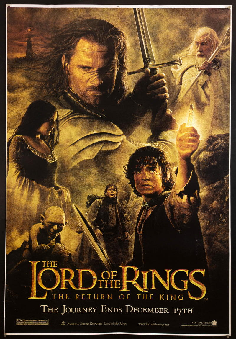 The Lord of the Rings: The Return of the King Bus Stop (48x70) Original Vintage Movie Poster
