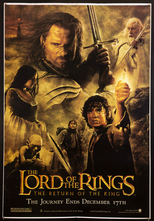 The Lord of the Rings: The Return of the King Original Vintage Movie Poster