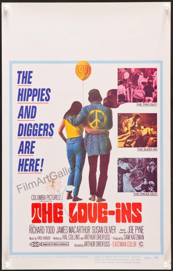 The Love-Ins Original Vintage Movie Poster