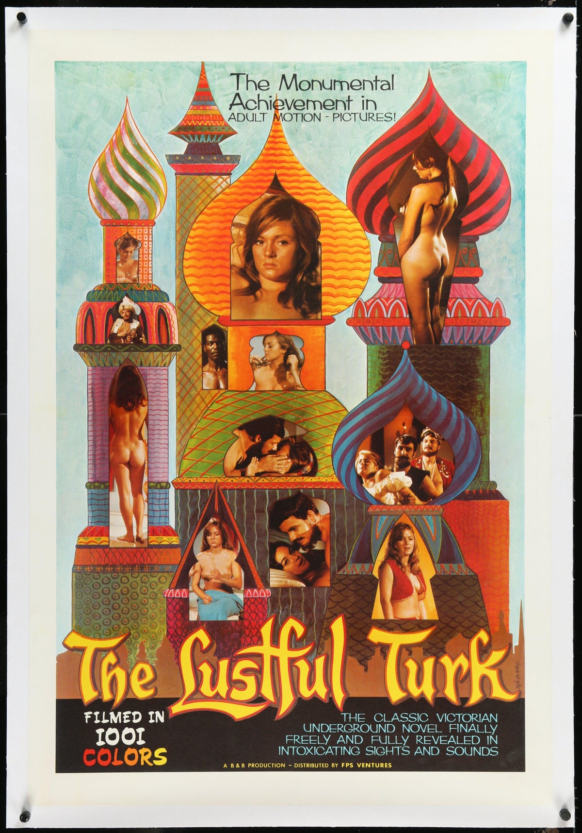 The Lustful Turk 1 Sheet (27x41) Original Vintage Movie Poster