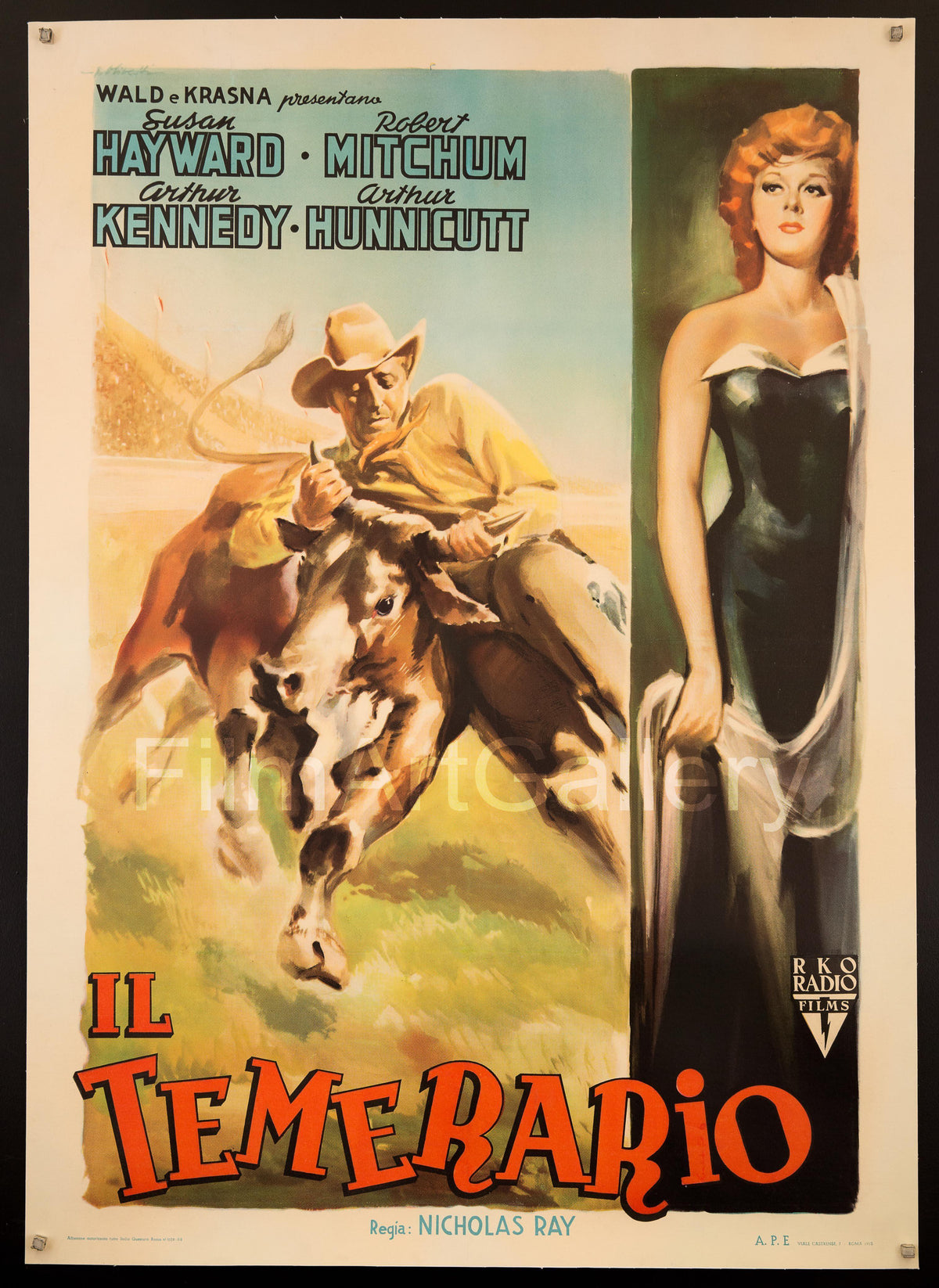 The Lusty Men Original Vintage Movie Poster