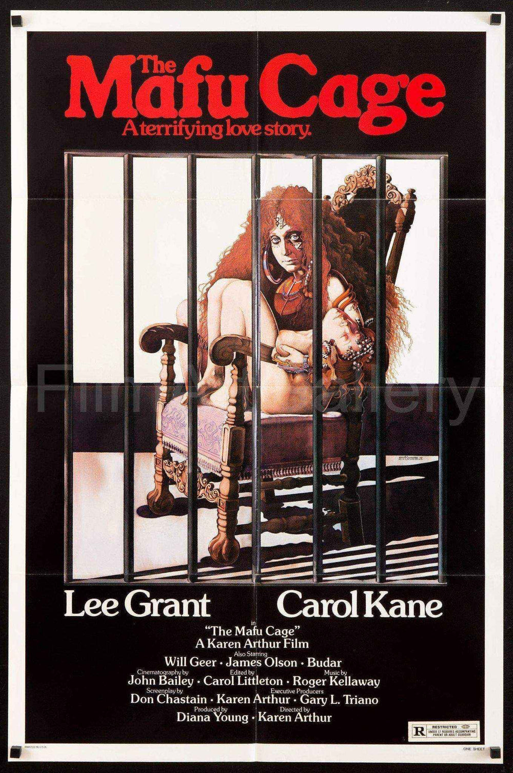 The Mafu Cage Original Vintage Movie Poster