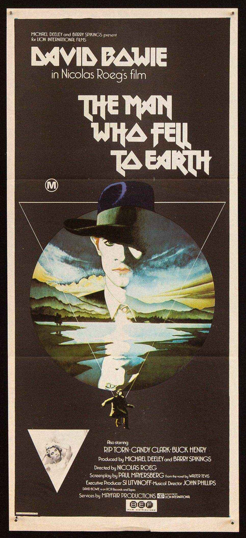 The Man Who Fell To Earth Original Vintage Movie Poster