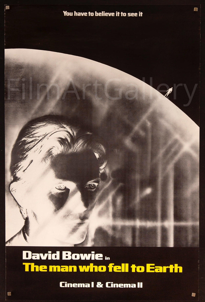 The Man Who Fell to Earth Subway 1 sheet (29x45) Original Vintage Movie Poster