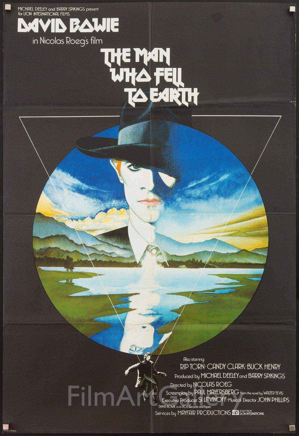 The Man Who Fell to Earth Original Vintage Movie Poster