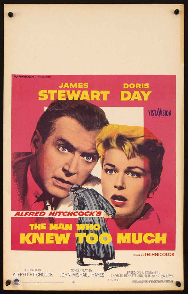 The Man Who Knew Too Much Original Vintage Movie Poster