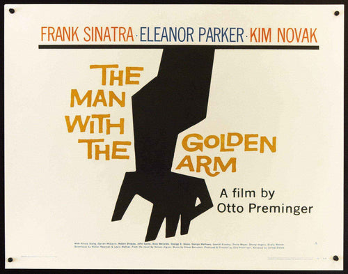 The Man With the Golden Arm Original Vintage Movie Poster