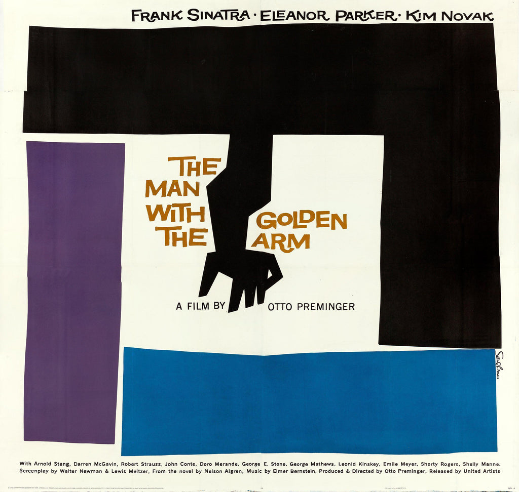 The Man With the Golden Arm Original Vintage Movie Poster