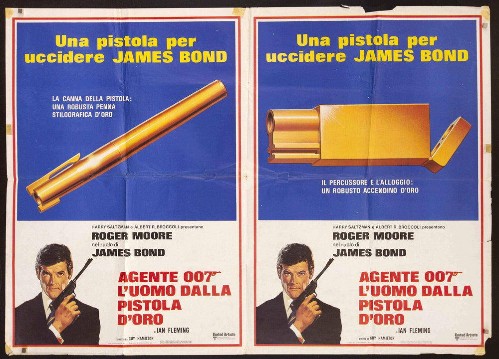 The Man With the Golden Gun Original Vintage Movie Poster