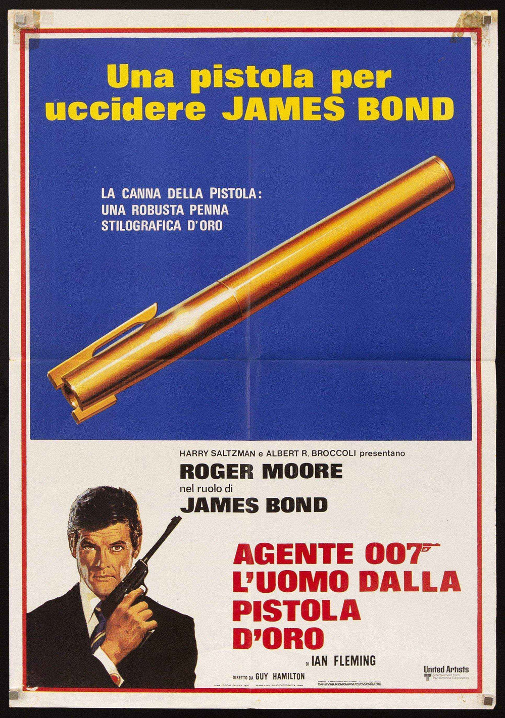 The Man With the Golden Gun Original Vintage Movie Poster