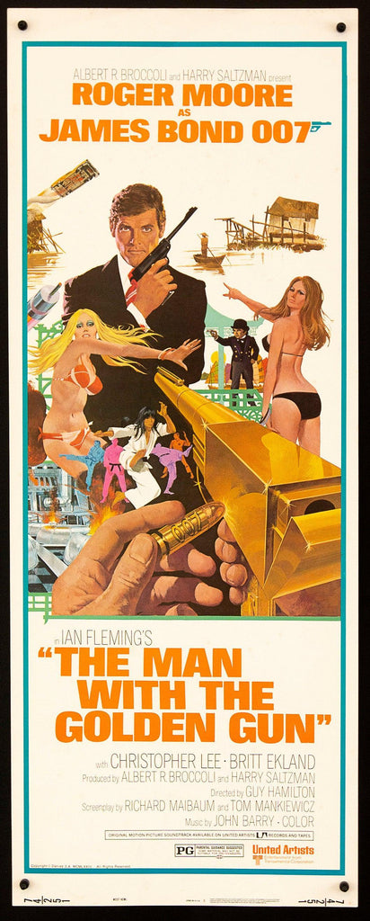 The Man With the Golden Gun Original Vintage Movie Poster