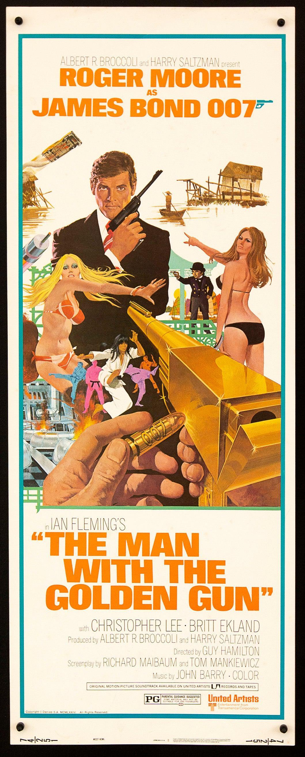 The Man With the Golden Gun Original Vintage Movie Poster