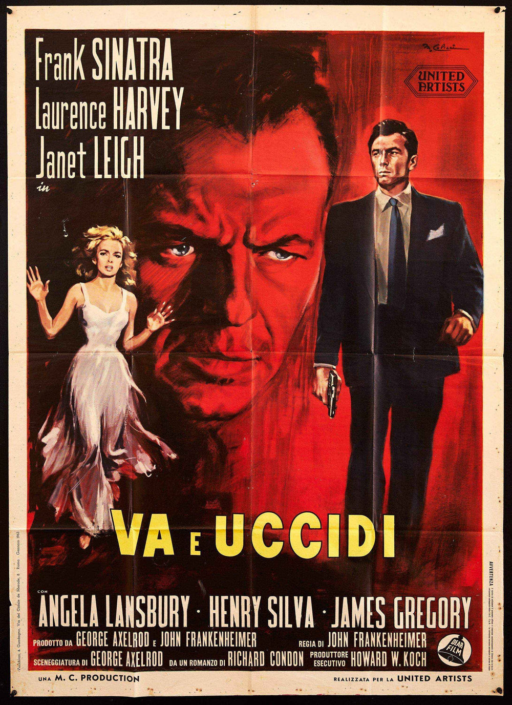 The Manchurian Candidate Original Vintage Movie Poster
