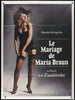 The Marriage of Maria Braun Original Vintage Movie Poster