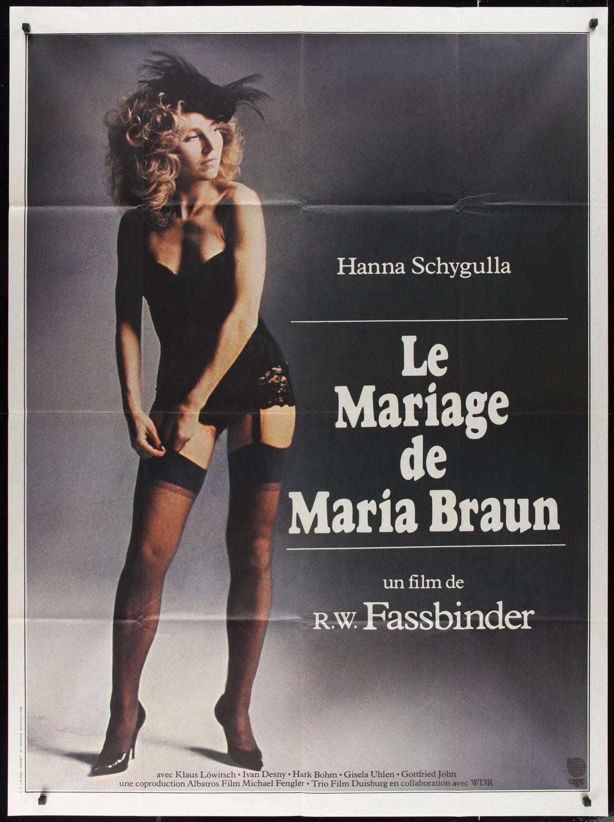 The Marriage of Maria Braun Original Vintage Movie Poster