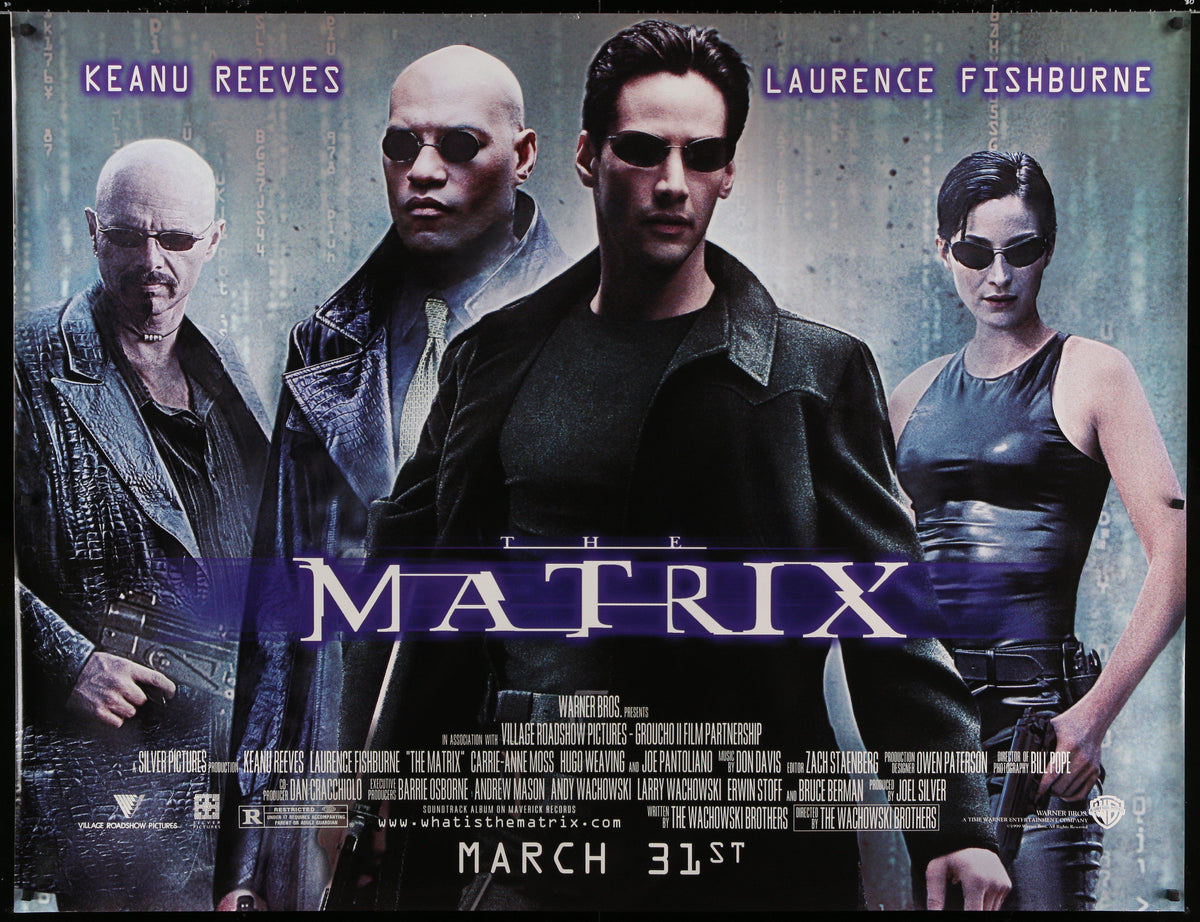The Matrix Original Vintage Movie Poster